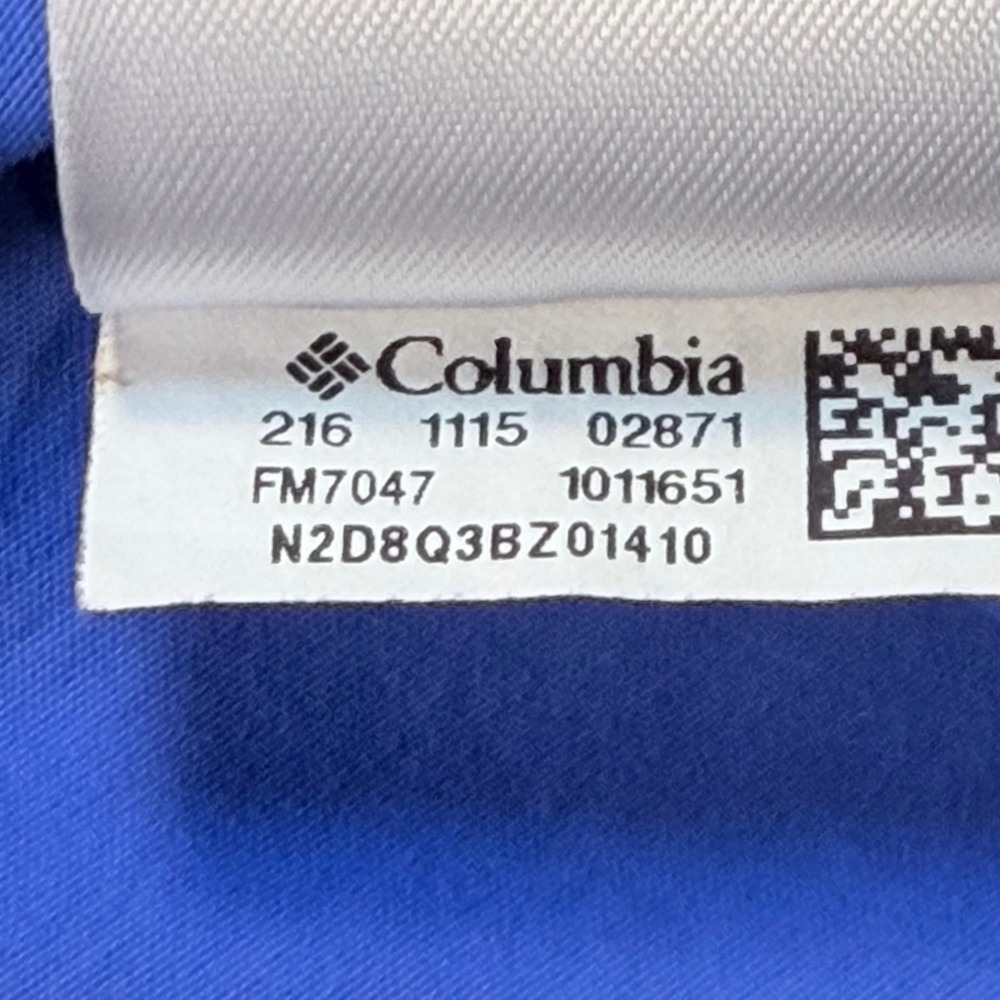 Columbia PFG Bahama II Fishing Shirt Men XXL Blue Omni Shade Vented Short Sleeve - Picture 5 of 11